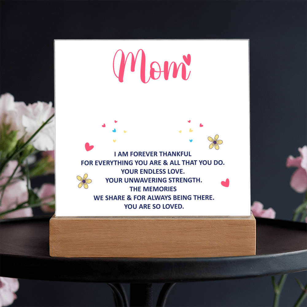 Keepsake Acrylic Bundle - mom - I am forever thankful